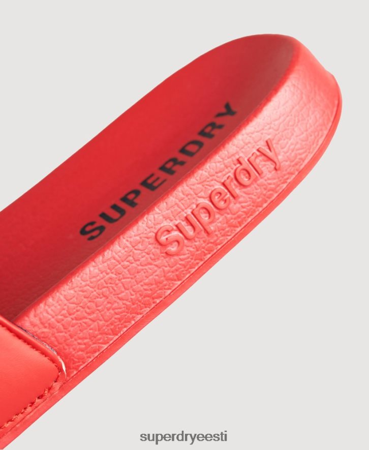 Superdry mehed põhibasseini liugurid B2LT41920 kingad punane