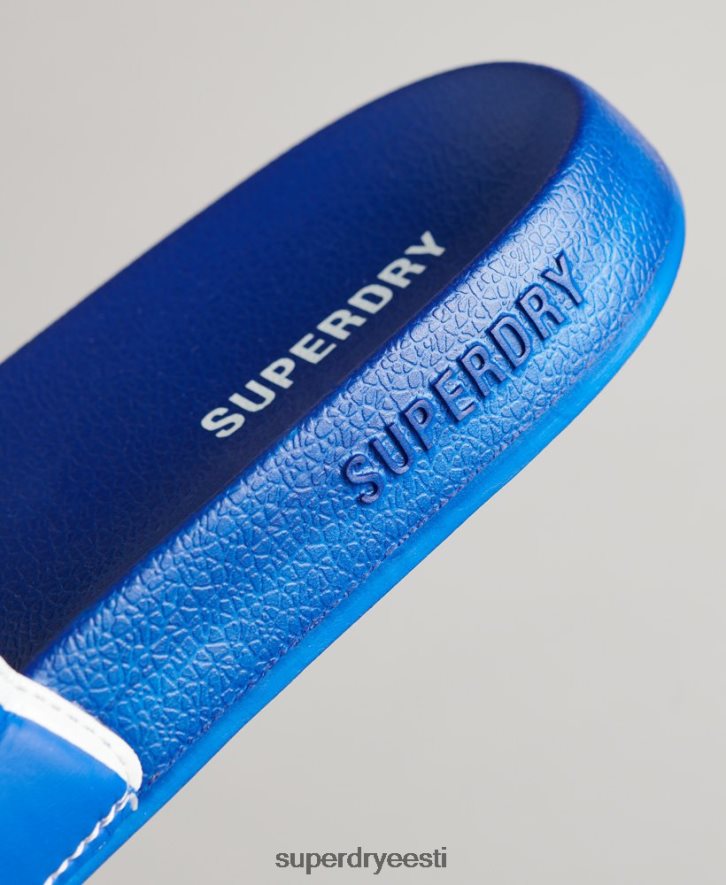 Superdry mehed põhibasseini liugurid B2LT41924 kingad sinine