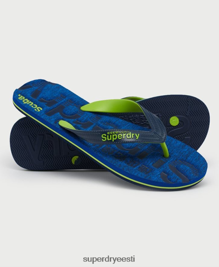 Superdry mehed olulised logo plätud B2LT41929 kingad tumesinine