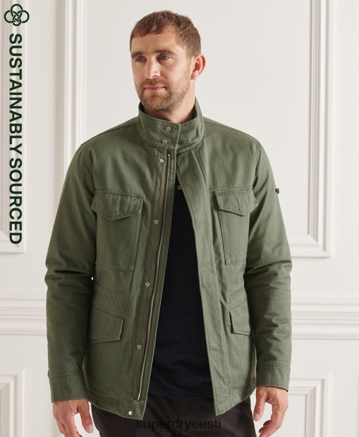 Superdry mehed Kolm ühes m65 jope B2LT44606 Riietus roheline