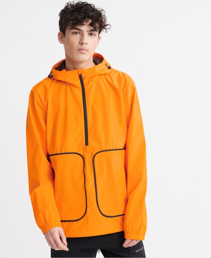 Superdry mehed Packaway cagoule vabaaja jope B2LT44713 Riietus oranž