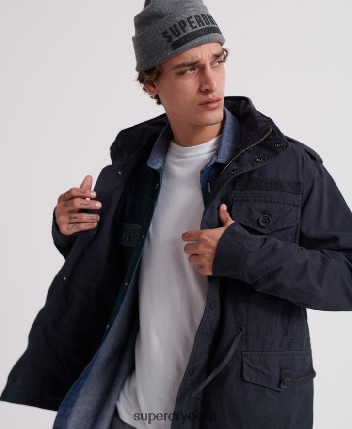 Superdry mehed algaja välijope B2LT44719 Riietus merevägi