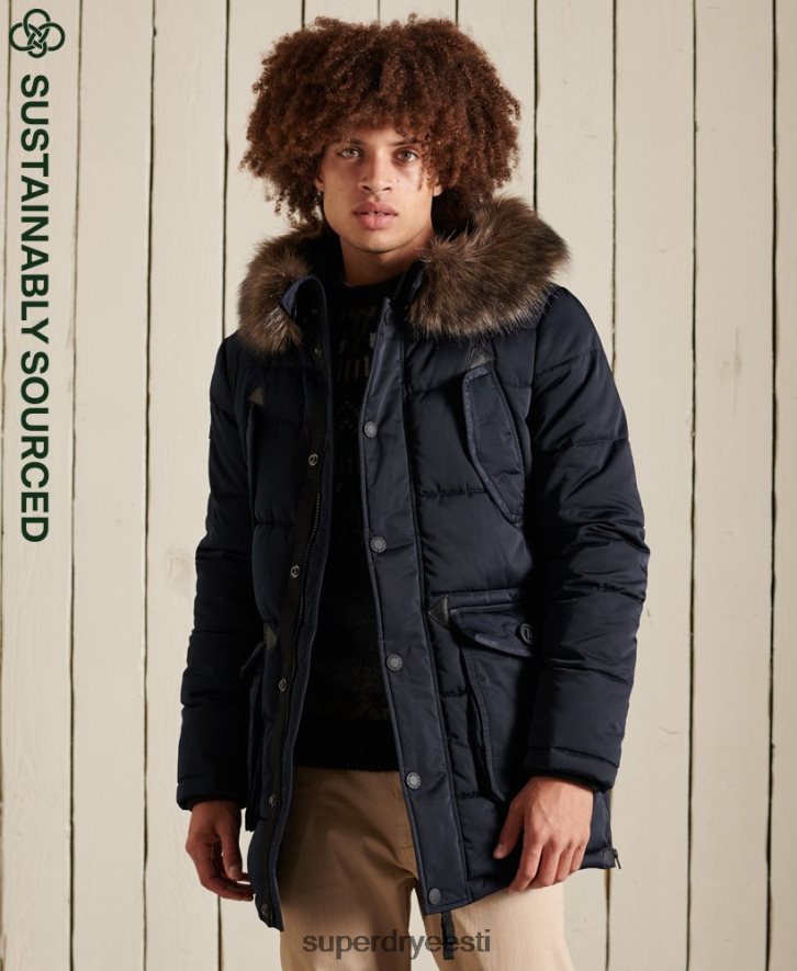 Superdry mehed chinook parka B2LT44618 Riietus merevägi