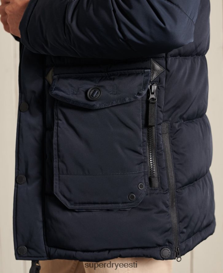 Superdry mehed chinook parka B2LT44618 Riietus merevägi