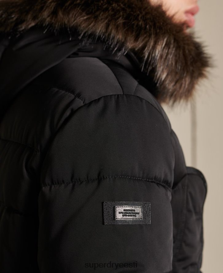 Superdry mehed chinook parka B2LT44636 Riietus must