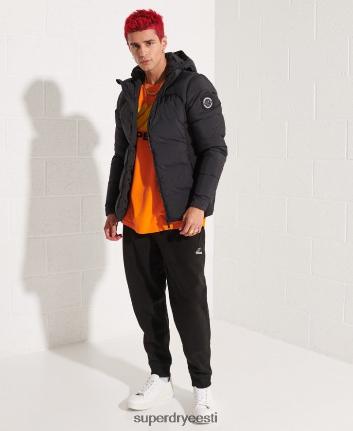 Superdry mehed ekspeditsiooni alla sd-tuulejope B2LT44640 Riietus must