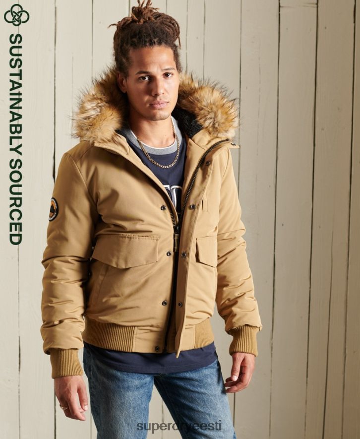 Superdry mehed everest bomber jope B2LT41055 Riietus tan