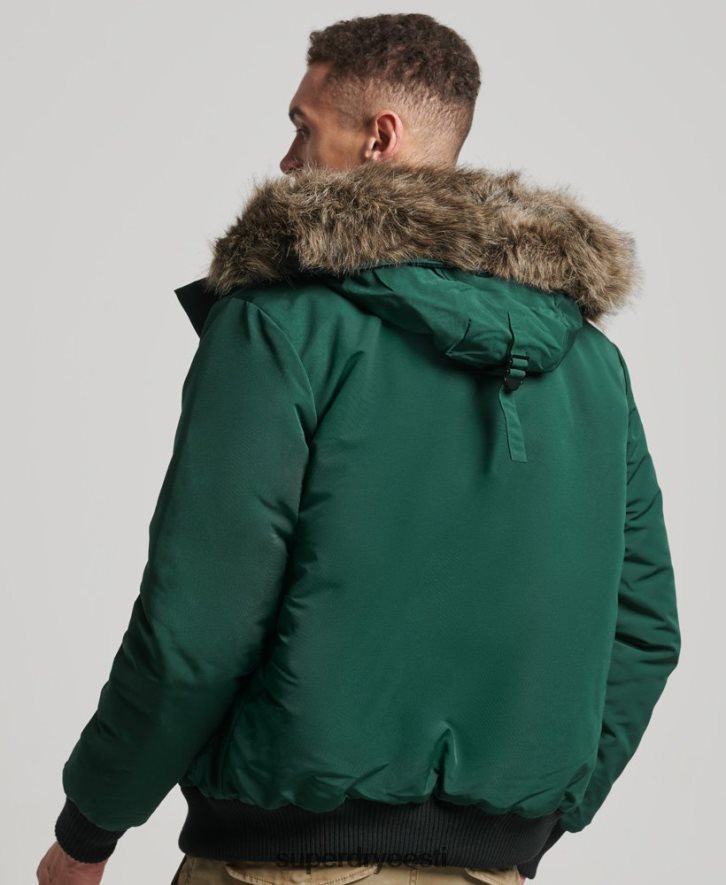 Superdry mehed everest bomber jope B2LT41168 Riietus roheline