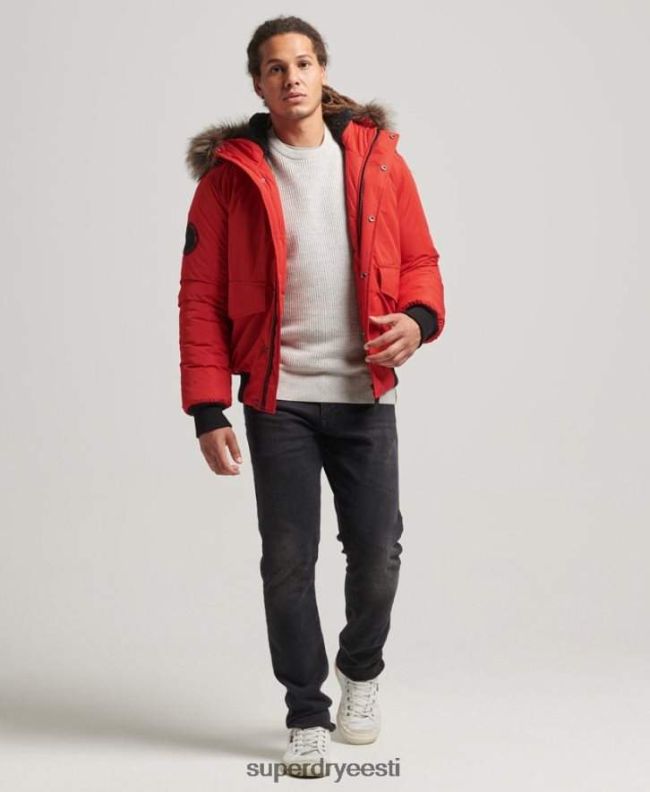 Superdry mehed everest bomber jope B2LT44455 Riietus punane