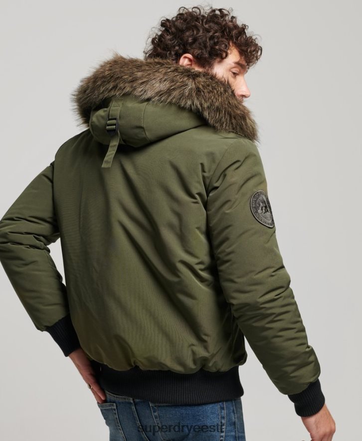 Superdry mehed everest bomber jope B2LT44497 Riietus roheline