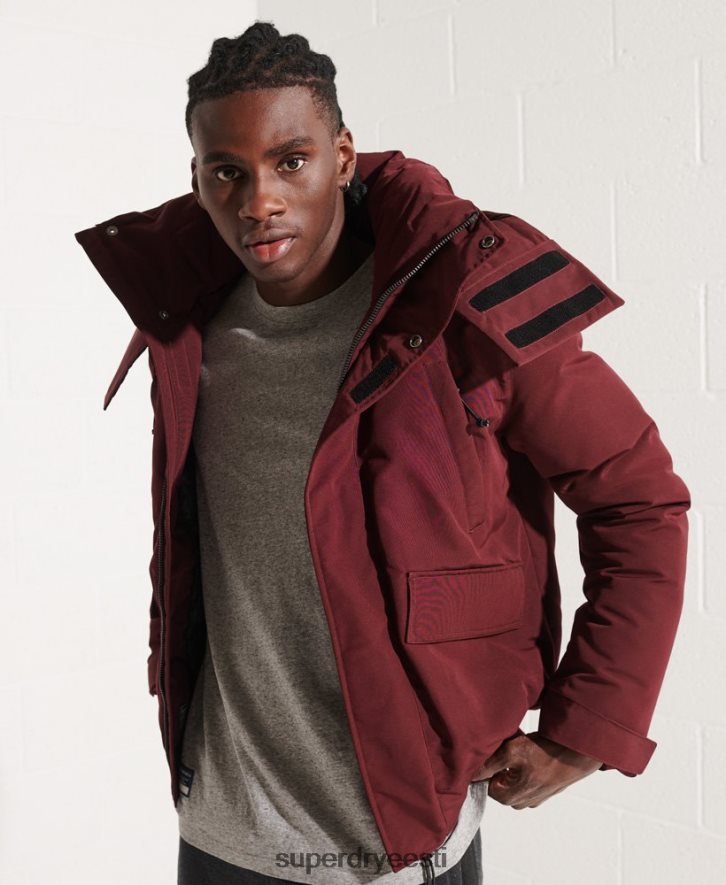 Superdry mehed everest bomber jope B2LT44523 Riietus punane