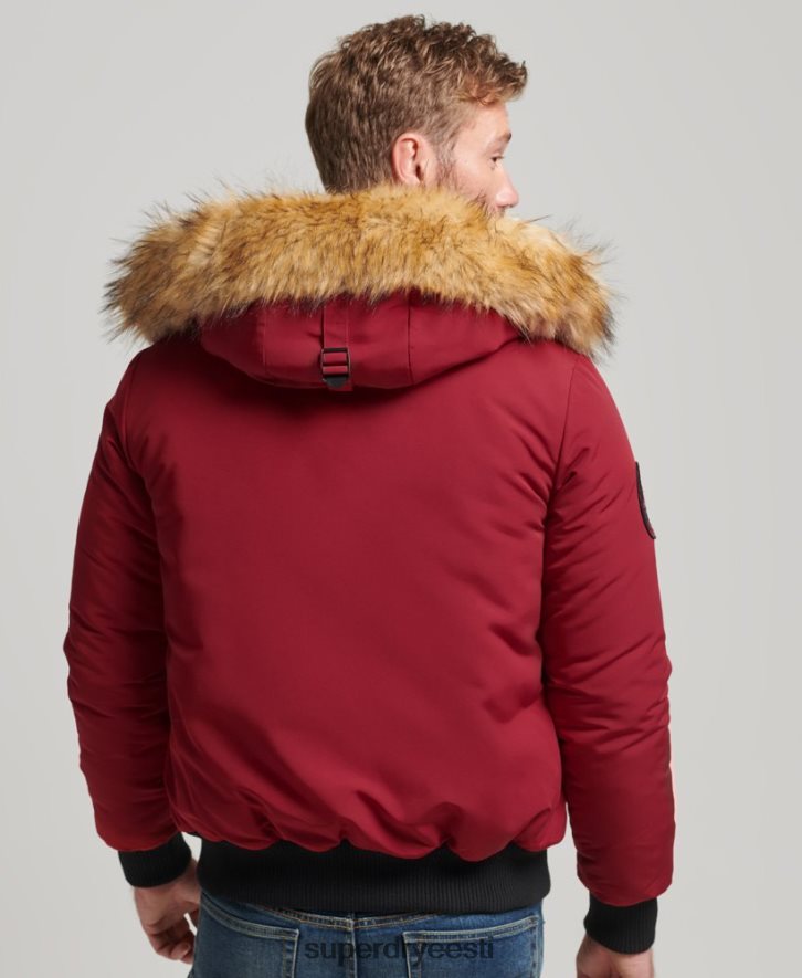 Superdry mehed everest bomber jope B2LT4992 Riietus punane