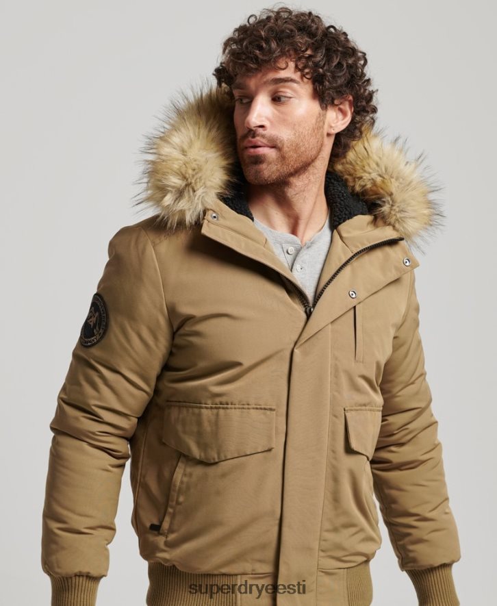 Superdry mehed everest bomber jope B2LT4994 Riietus pruun