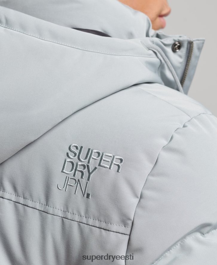 Superdry mehed everesti kapuutsiga puffjakk B2LT41158 Riietus helesinine