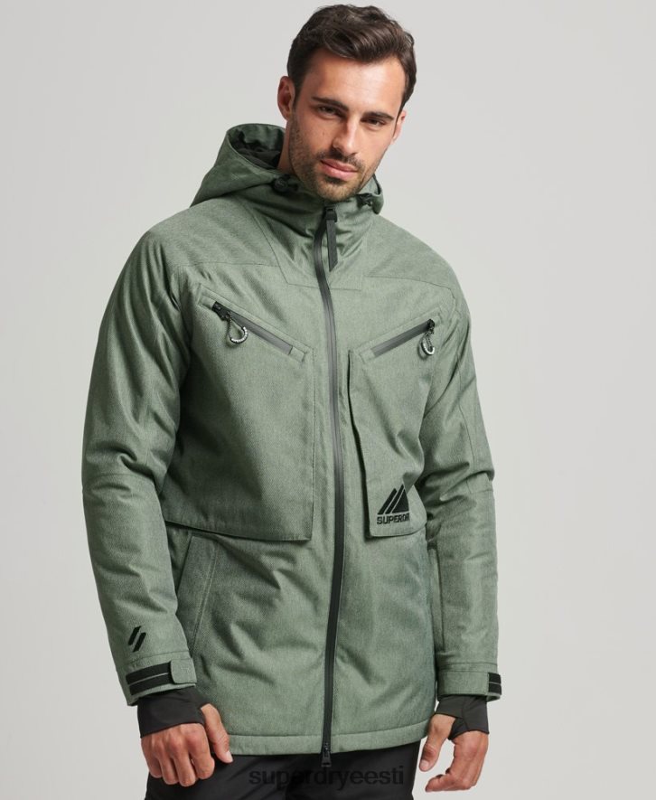 Superdry mehed freeride jope B2LT4982 Riietus roheline