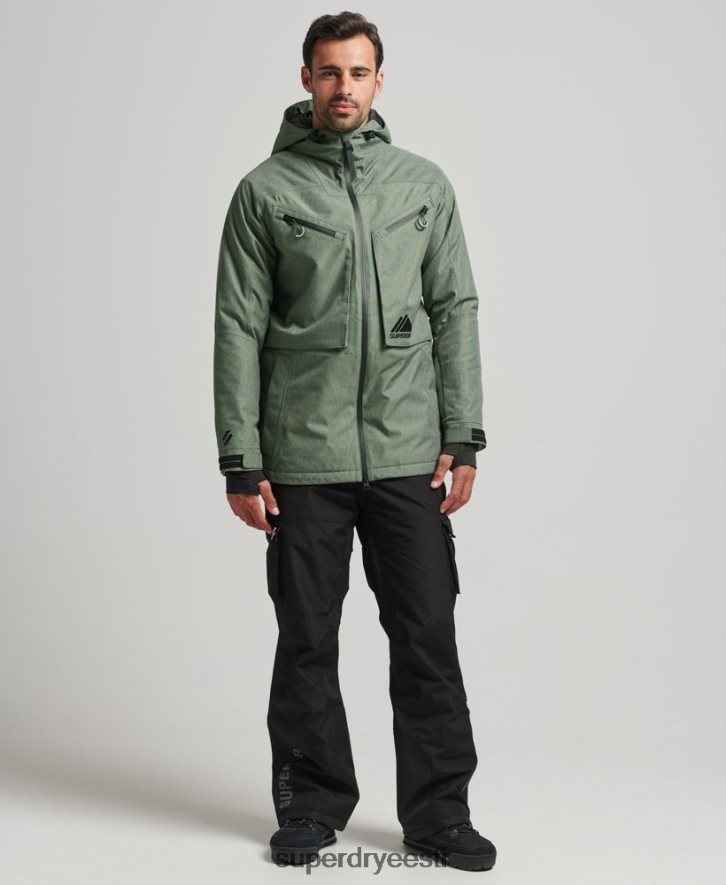 Superdry mehed freeride jope B2LT4982 Riietus roheline