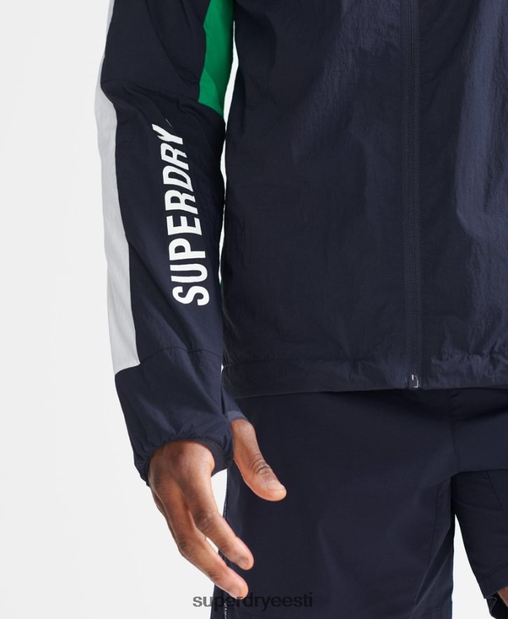 Superdry mehed jooksujakk B2LT45400 Riietus merevägi