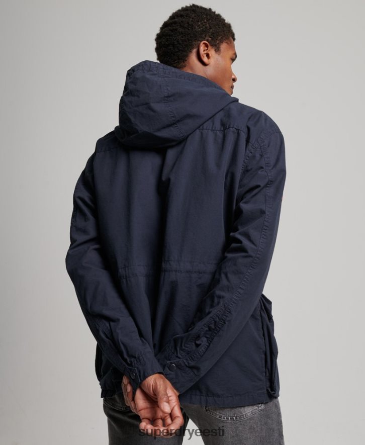 Superdry mehed kapuutsiga tekijope B2LT41009 Riietus merevägi