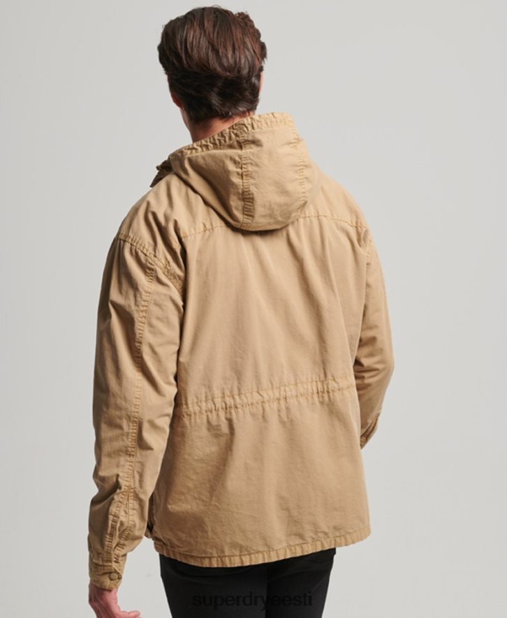 Superdry mehed kapuutsiga tekijope B2LT4932 Riietus tan