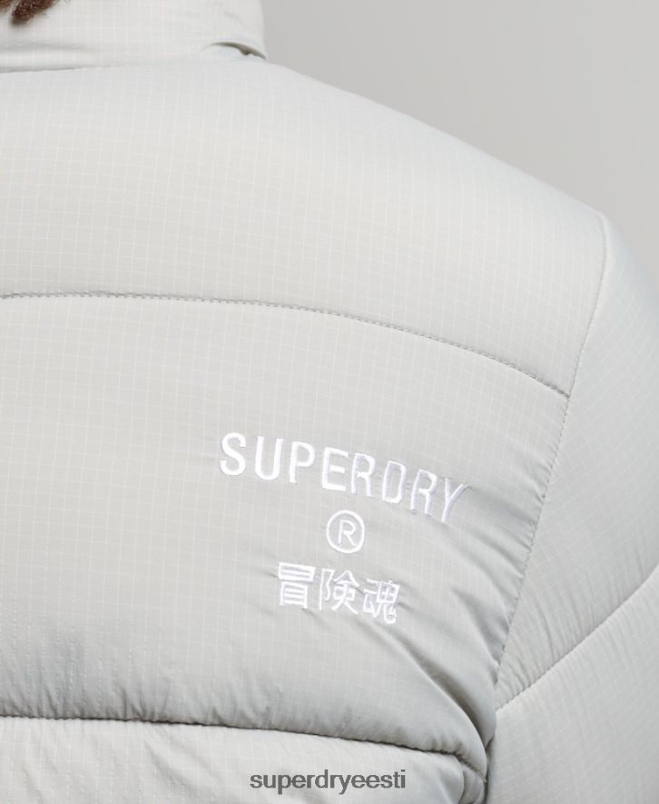 Superdry mehed kapuutsita spordijakk B2LT41059 Riietus helehall