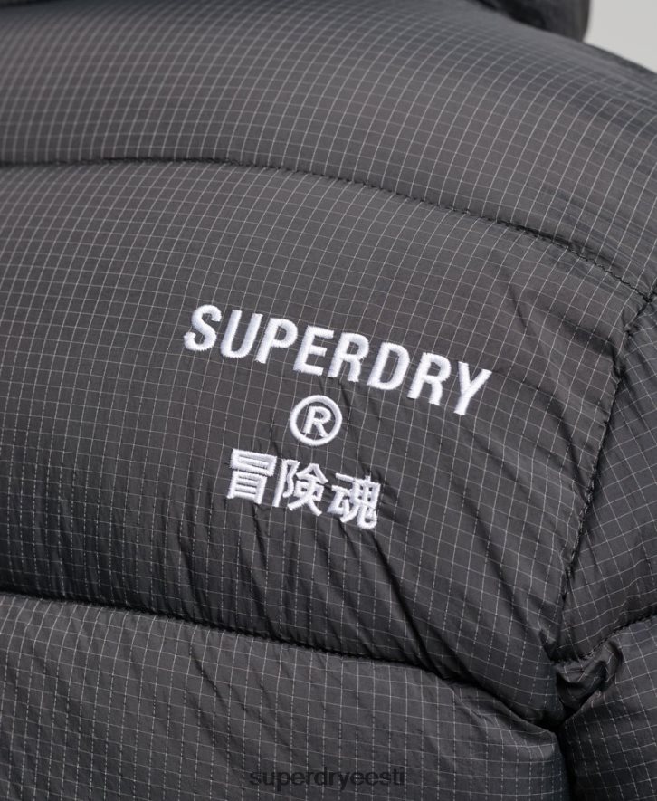 Superdry mehed kapuutsita spordijakk B2LT4997 Riietus must