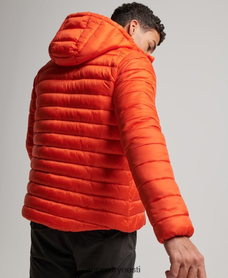 Superdry mehed kerge polsterdatud jope B2LT4923 Riietus oranž