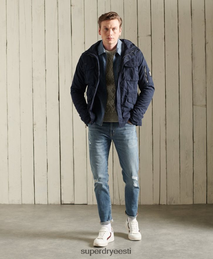 Superdry mehed klassikaline algaja jope B2LT44603 Riietus merevägi