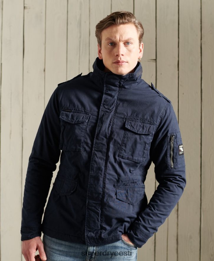 Superdry mehed klassikaline algaja jope B2LT44603 Riietus merevägi