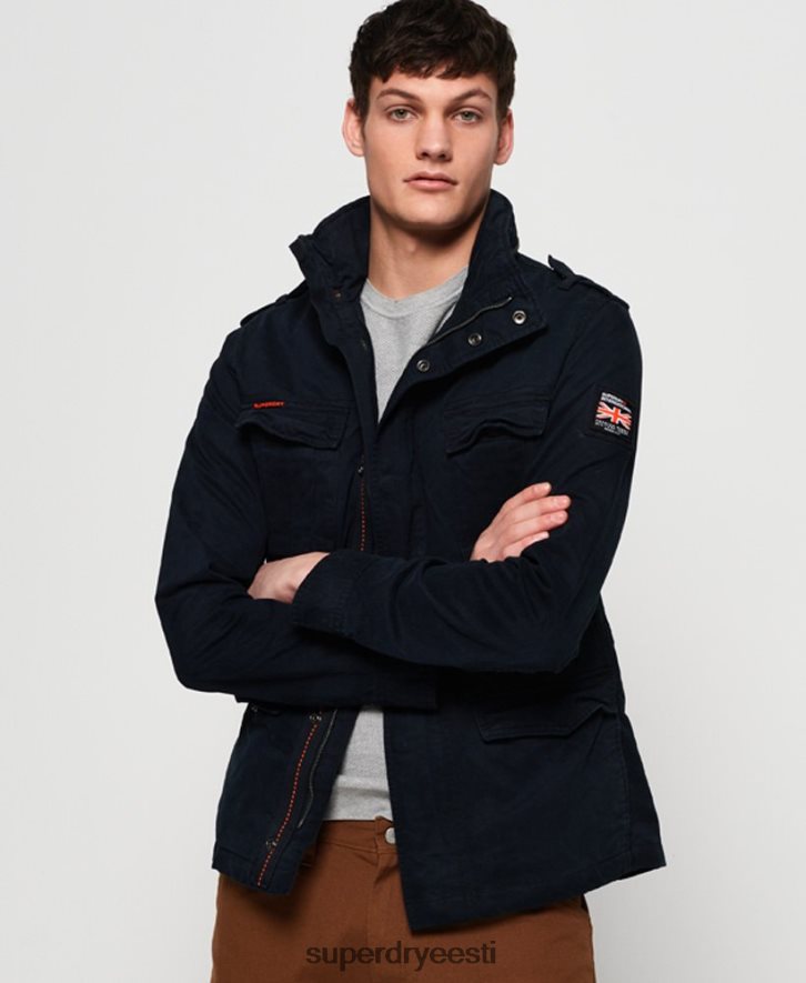 Superdry mehed klassikaline uustaskujakk B2LT44754 Riietus merevägi