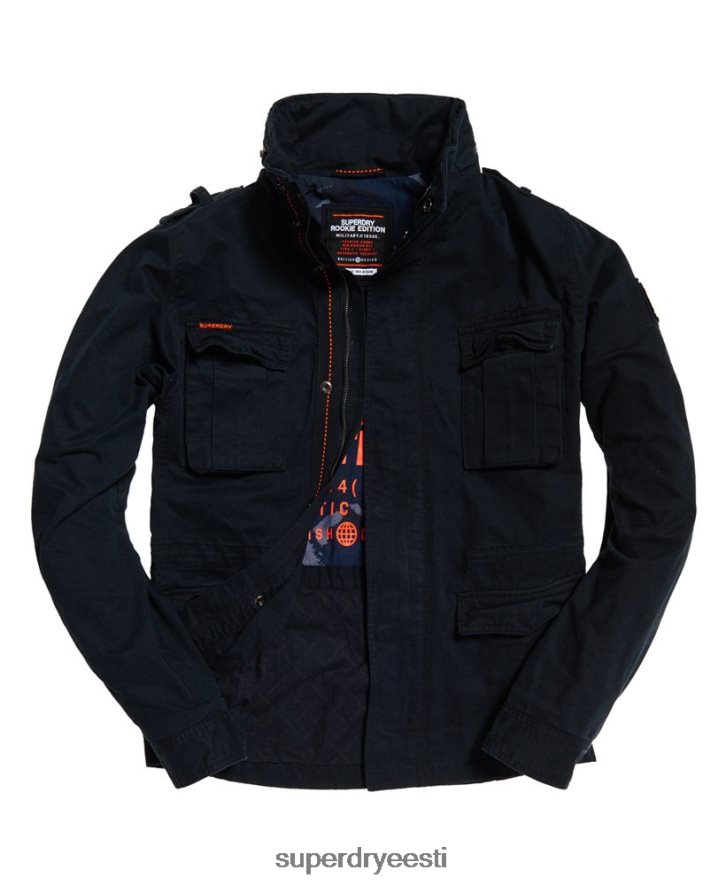 Superdry mehed klassikaline uustaskujakk B2LT44754 Riietus merevägi