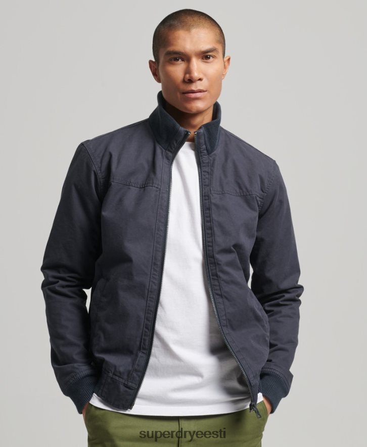 Superdry mehed koo kraega bomber jope B2LT47 Riietus merevägi