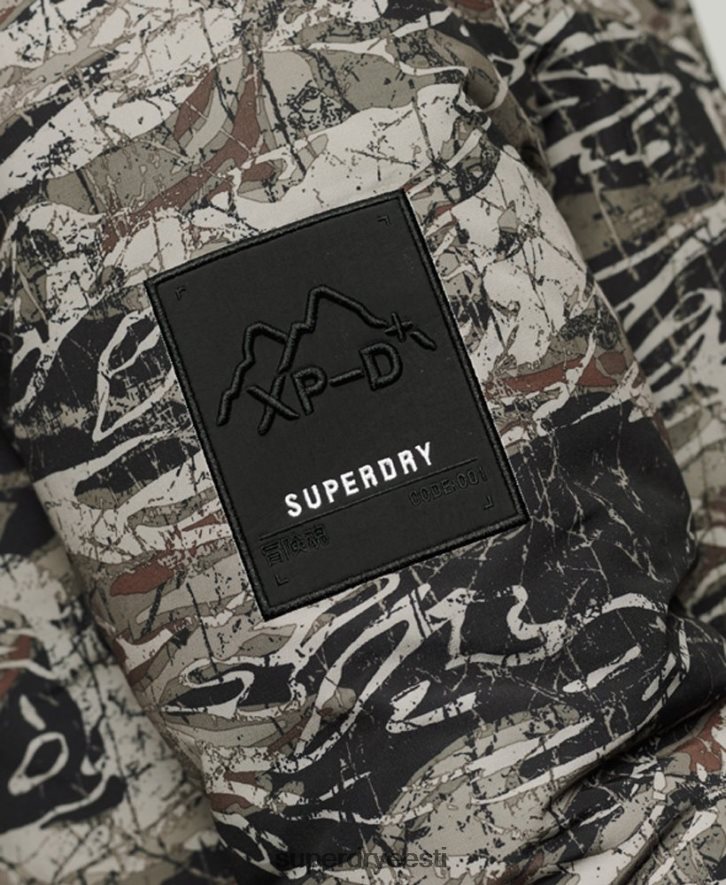 Superdry mehed kunstkarusnahast kapuutsiga everest parkjakk B2LT44547 Riietus roheline