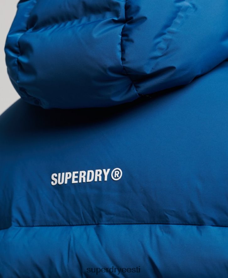 Superdry mehed kuumtihendatud polsterdatud jope B2LT41074 Riietus sinine