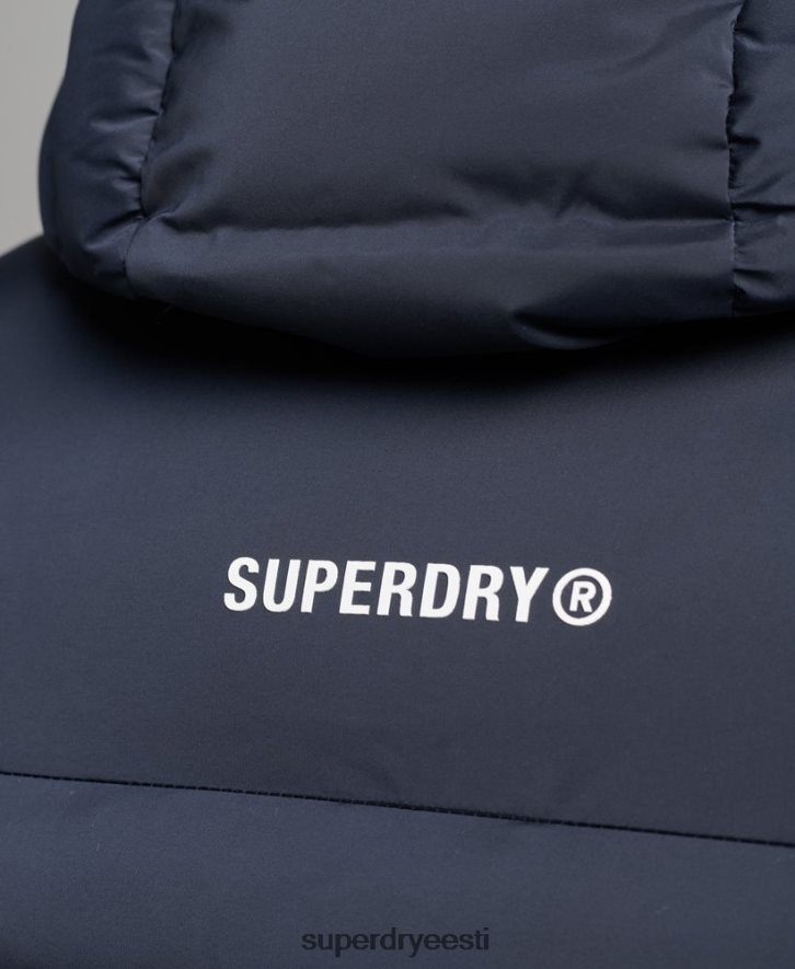 Superdry mehed kuumtihendatud polsterdatud jope B2LT4968 Riietus merevägi