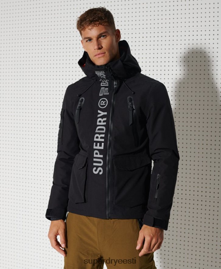 Superdry mehed ülim mäepäästejope B2LT41400 Riietus must