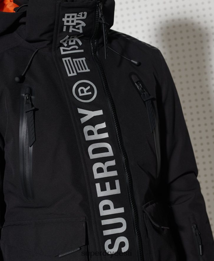 Superdry mehed ülim mäepäästejope B2LT41400 Riietus must