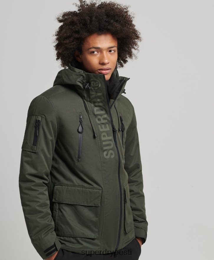 Superdry mehed ülim mikrokiust sd tuulejope B2LT41094 Riietus roheline