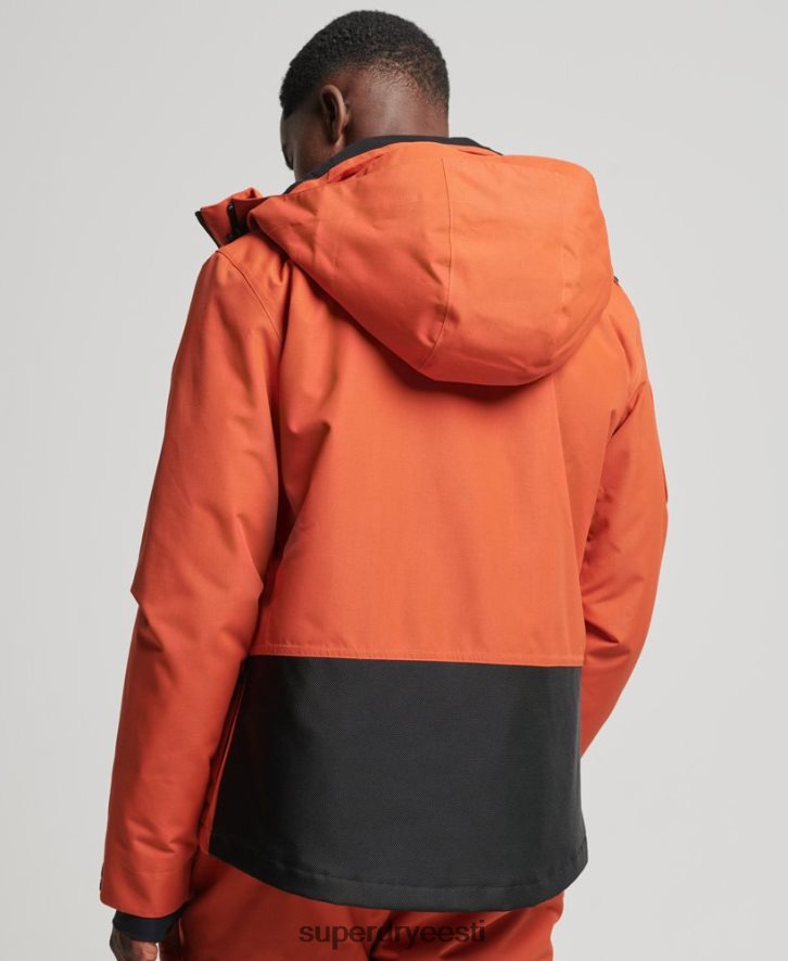 Superdry mehed ülim päästejope B2LT41377 Riietus oranž