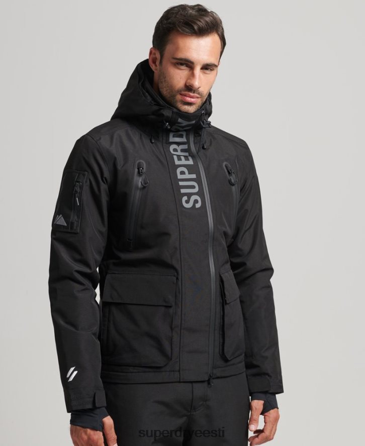 Superdry mehed ülim päästejope B2LT46403 Riietus must