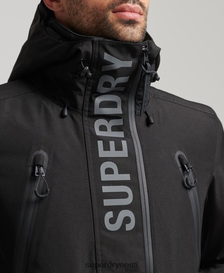 Superdry mehed ülim päästejope B2LT46403 Riietus must