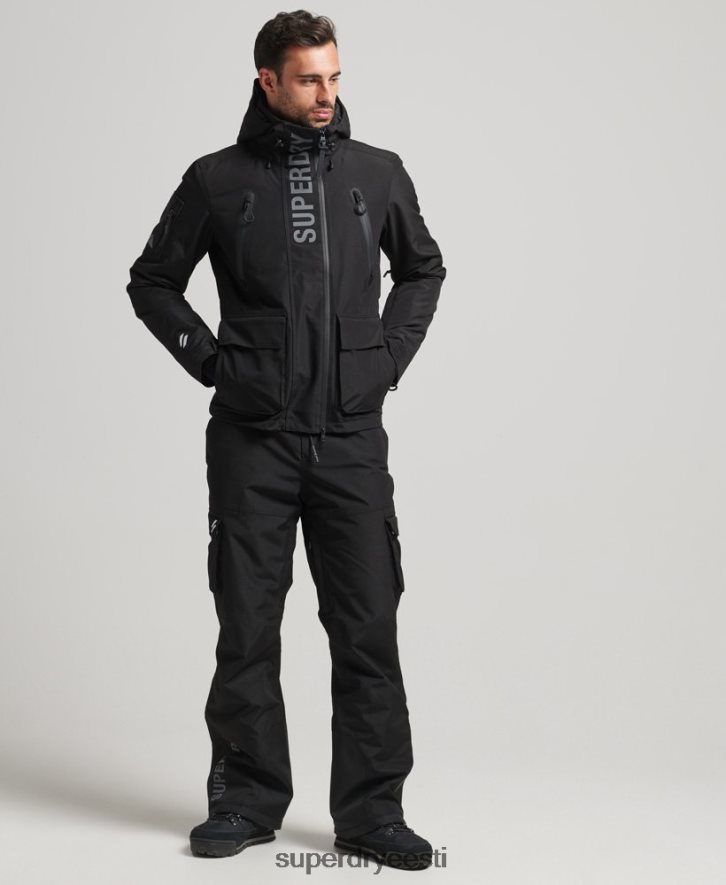 Superdry mehed ülim päästejope B2LT46403 Riietus must