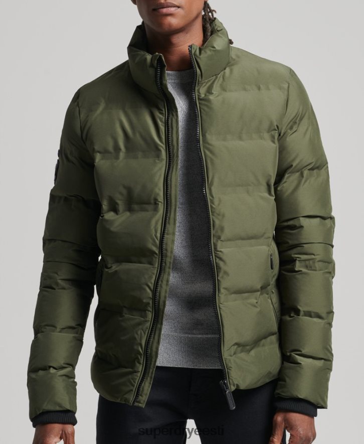 Superdry mehed ülim radari tekk jope B2LT44595 Riietus roheline