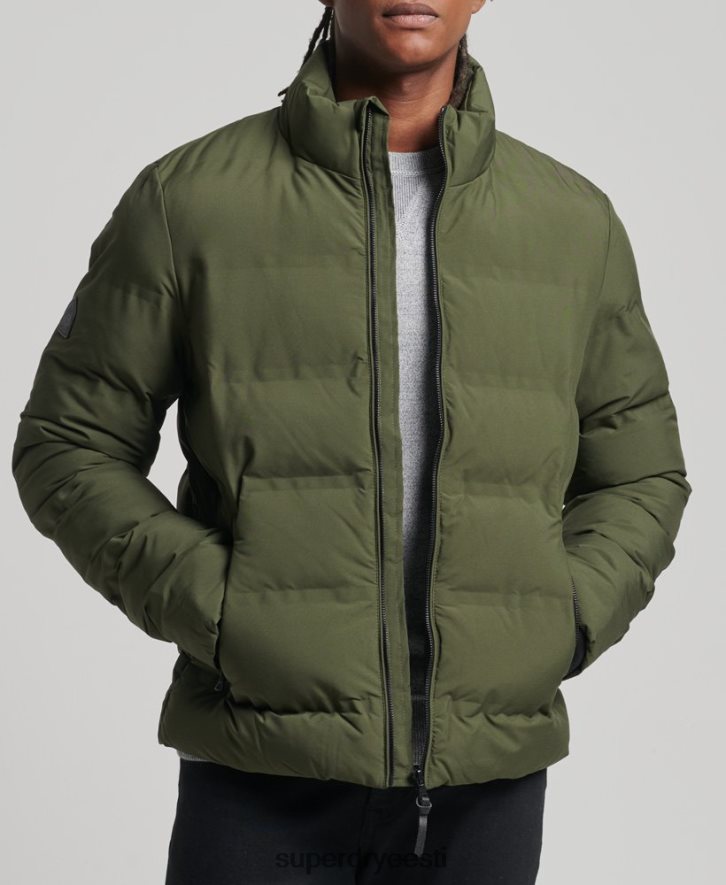 Superdry mehed ülim radari tepitud jope B2LT44621 Riietus khaki