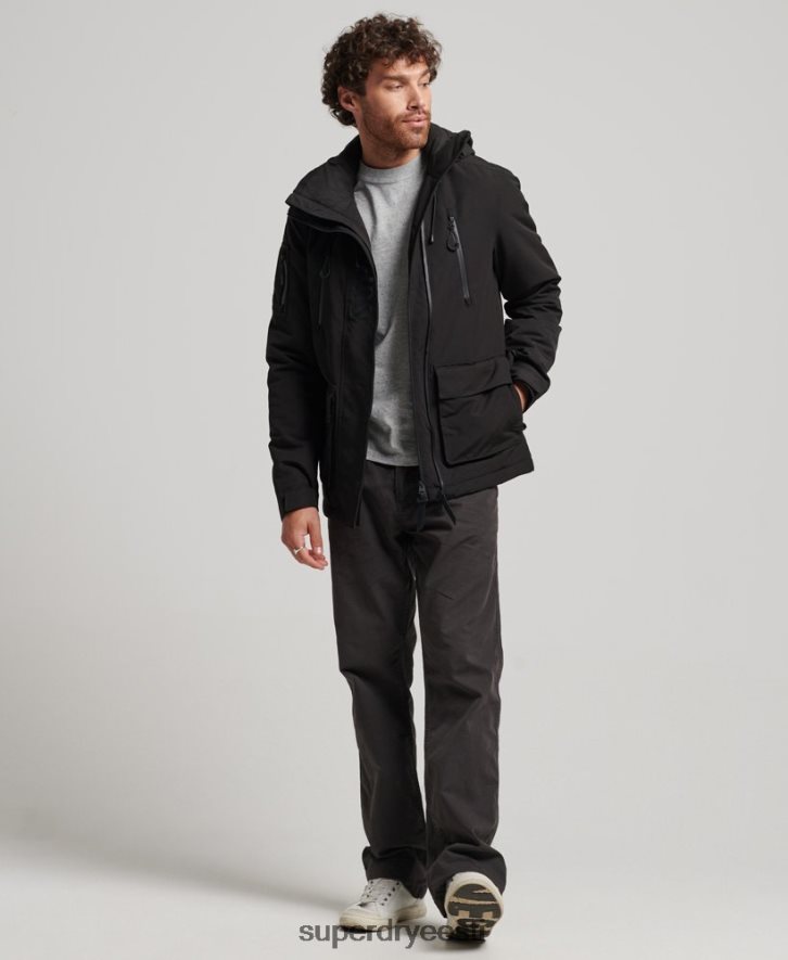 Superdry mehed ülim sd windcheater jope B2LT41119 Riietus must