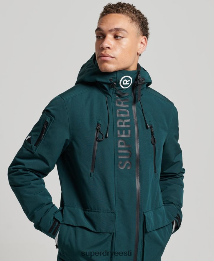 Superdry mehed ülim sd windcheater jope B2LT41152 Riietus roheline