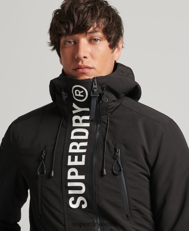 Superdry mehed ülim sd windcheater jope B2LT41187 Riietus must