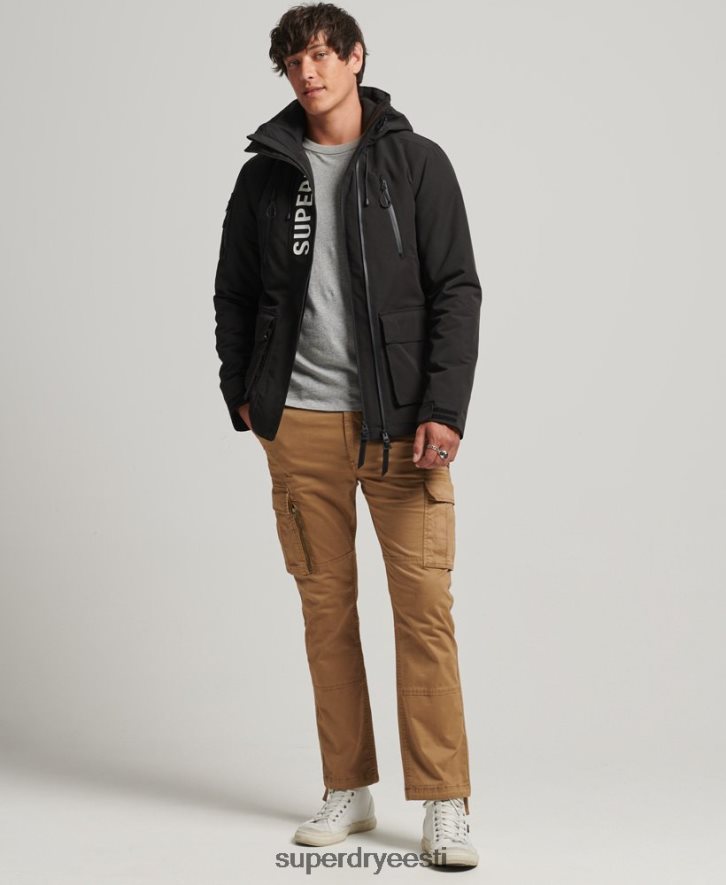 Superdry mehed ülim sd windcheater jope B2LT41187 Riietus must