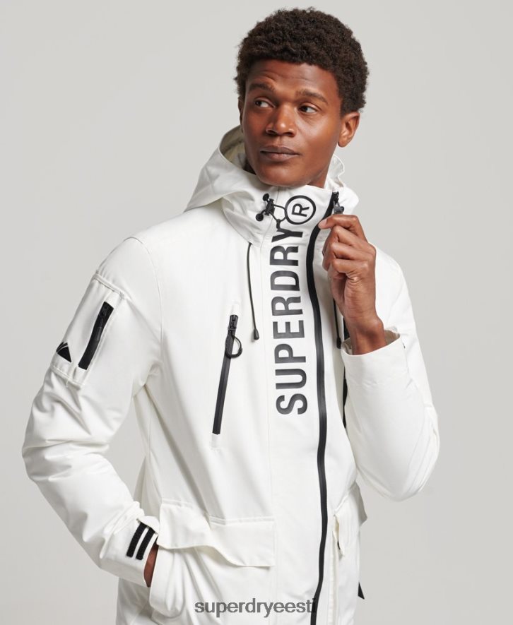 Superdry mehed ülim sd windcheater jope B2LT44659 Riietus valge