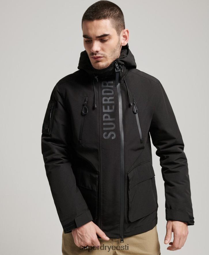 Superdry mehed ülim sd windcheater jope B2LT4919 Riietus must