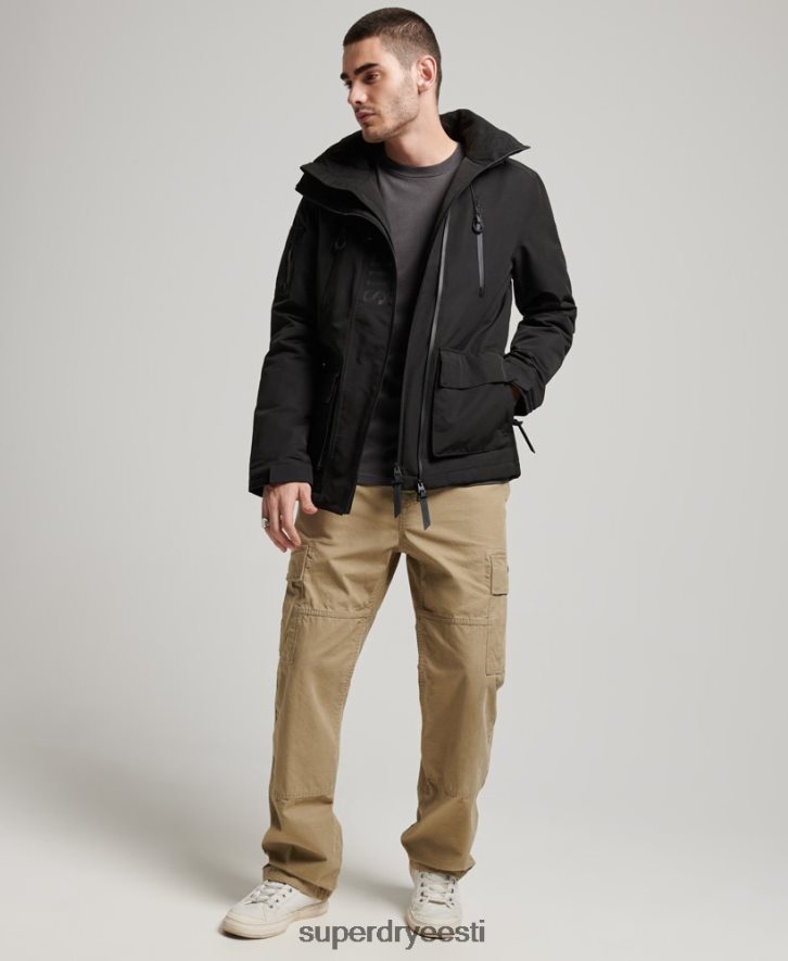 Superdry mehed ülim sd windcheater jope B2LT4919 Riietus must